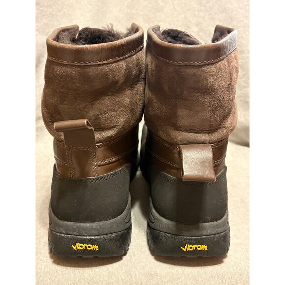 Ugg Hilgard Waterproof Leather Boots Men’s 10.5 Vibram Sole Sheepskin Lined EUC main image 5